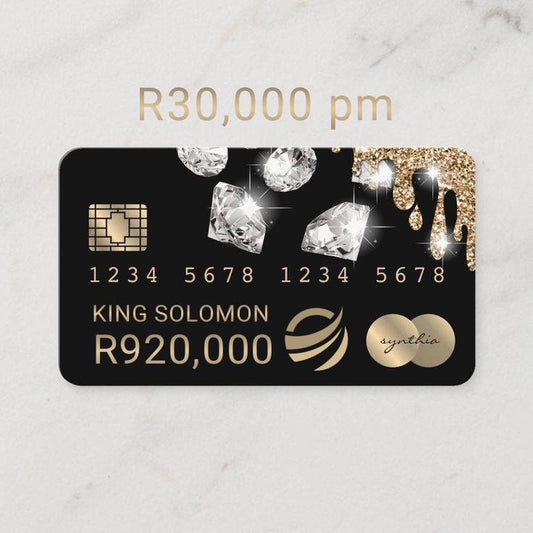 King Solomon's R30,000 pm